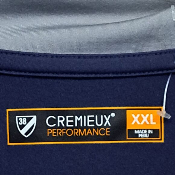 Cremieux Performance 38 Mens Zip Pullover Long Sleeve Shirt Jacket 2XL Dark Blue - Picture 3 of 16